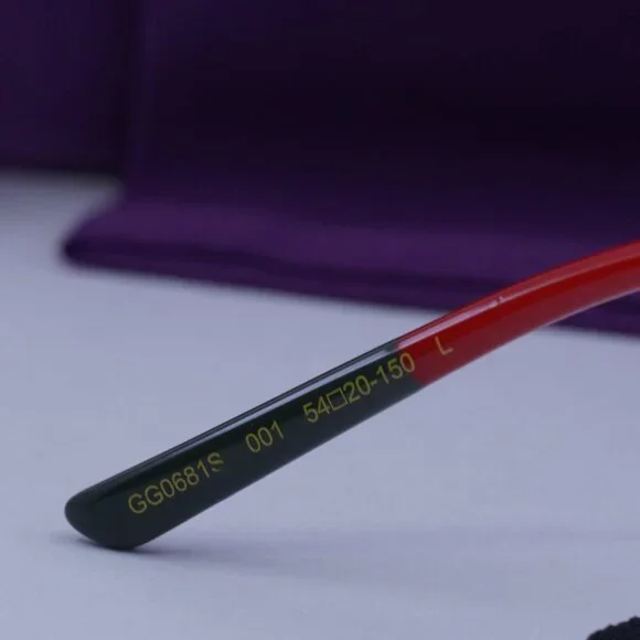 Gucci GG0681S 001 Square Sunglasses - Gold/Clear Photochromic - Picture 7 of 8